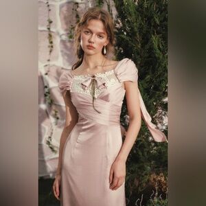 NWT Lacemade Calla Lily Love Dress pink Gown